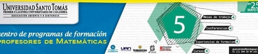 6º Encuentro de programas de formación de profesores de matemáticas