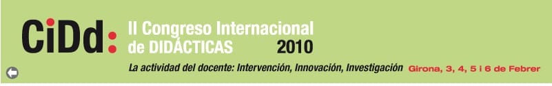 CIDd: II Congreso Internacional de Didácticas 2010